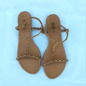 Tan sandals women's size 6